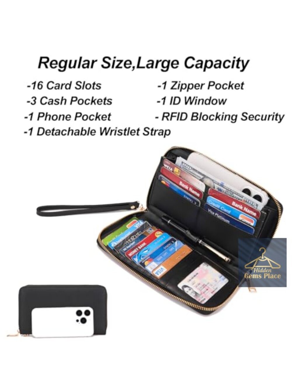 Vegan PU Leather Satchel Tote Shoulder Bag Wallet Set RFID Clutch - Picture 3 of 6